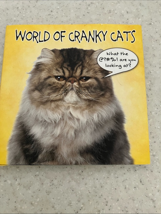 New Seasons Other - World of Cranky Cats Hardcover Full of Cattitude